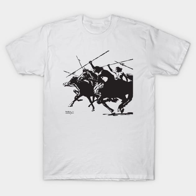 Gaucho Indian Malon by PPereyra T-Shirt by Pablo Pereyra Art